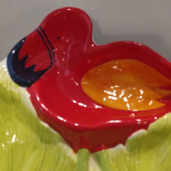 Flamingo Ceramic Serving Tray - Picture 2 of 7